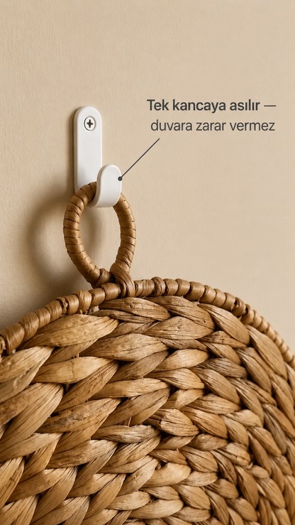Miyavla™ Doğal Hasır Kedi Yuvası 🐾